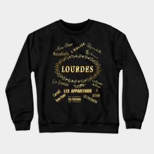 Our Lady of Lourdes Virgin Mary France Crewneck Sweatshirt